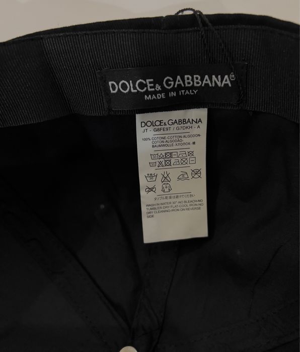 Кепка DG Dolce Gabbana чорна