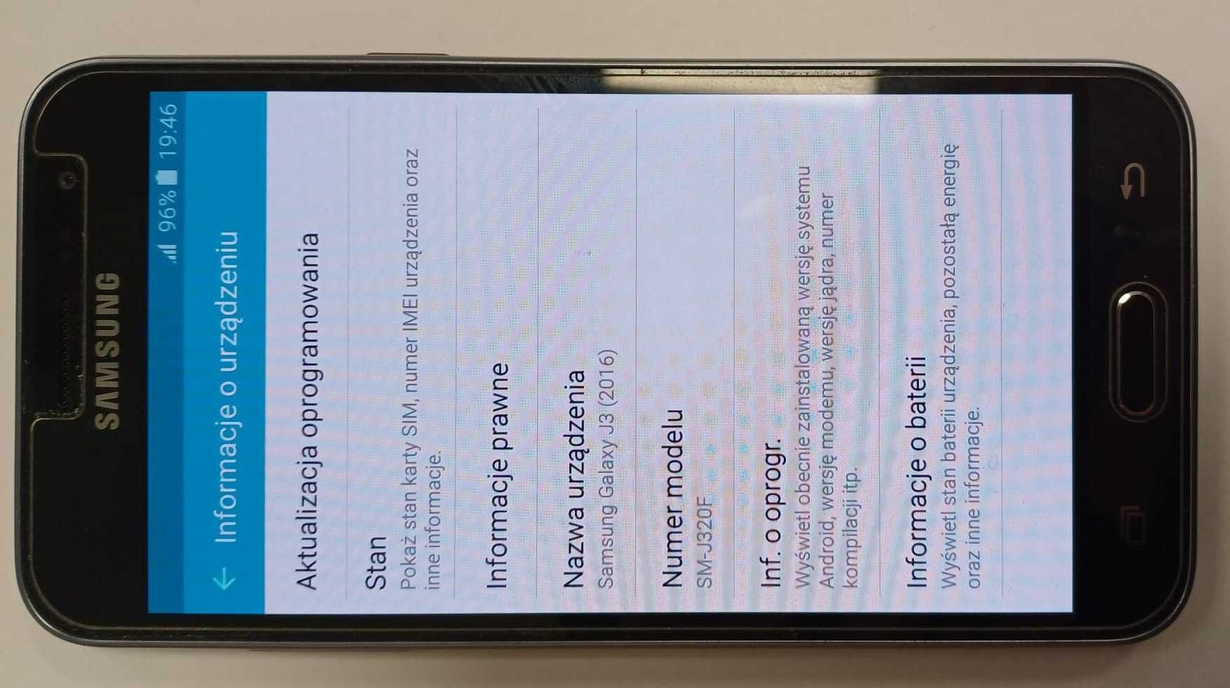Samsung Galaxy J3 (2016) SM-J320F stan bardzo dobry