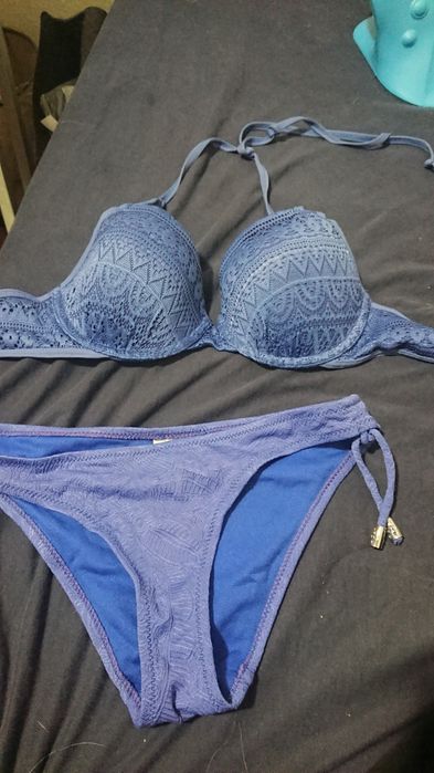 Stroj kapielowy niebieski 34/36 sinsay