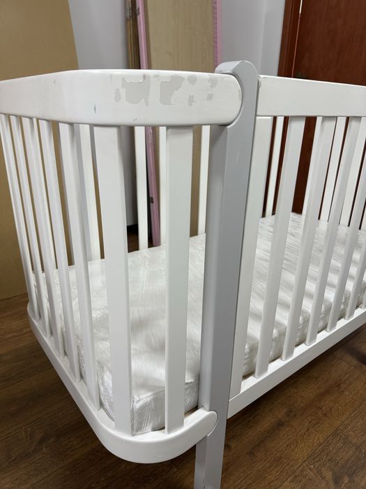 Дитяче ліжечко Верес Монако з новим матрацем