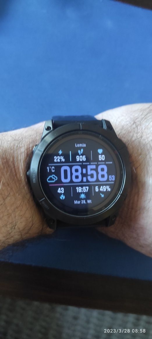 Garmin Fenix 7X Sappire Solar Tytan