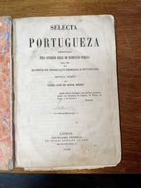 Livro antigo selecta portuguesa