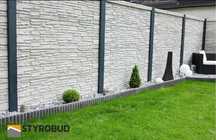 Ogrodzenie dwustronne płot betonowy dwustronny płyty betonowe STYROBUD