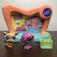 ** LITTLEST PET SHOP ** super ZESTAW SCENA 4 części - unikat - j.nowy