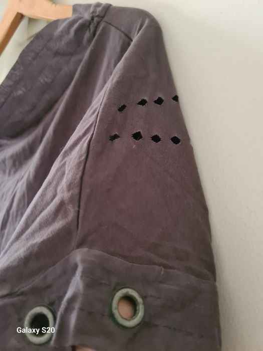 Blusa meia manga tom castanho salsa