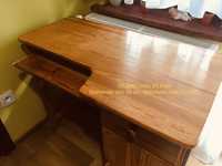 Drewniane biurko sosnowe