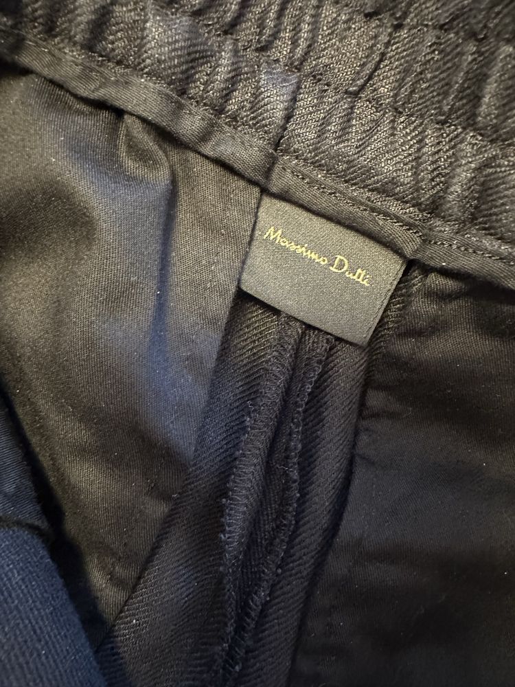 Брюки льон Massimo Dutti