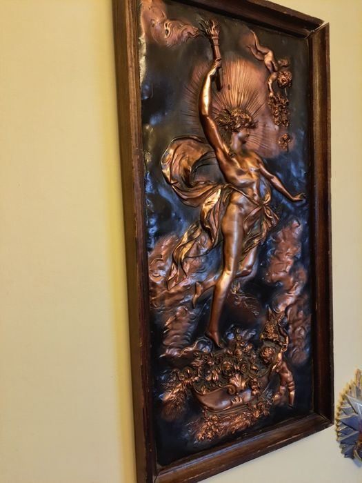 Obraz stary  miedź  Prometeusz