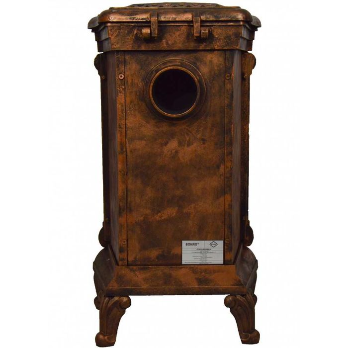 ‼️ Камін Піч буржуйка чавунна Bonro чорна 9 кВт ‼️ ТОП СЕЗОНУ ‼️