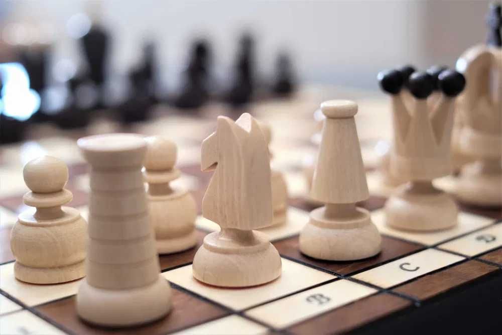 ++Szachy. Drewniane, nowe, 32 cm x 32 #szachy #gry