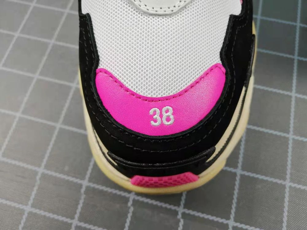 Trampki Balenciaga Triple S Czarne/Białe/Różowe