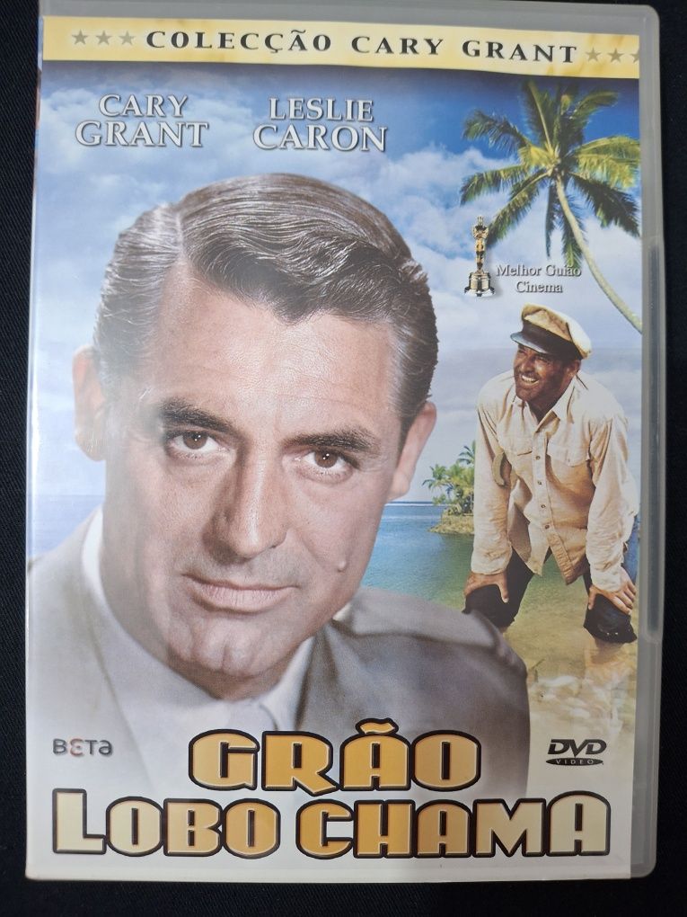 DVD Grão Lobo Chama com Cary Grant.
