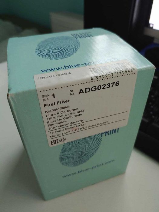 Фильтр топливный Blue Print ADG02376, Hyundai Accent MC