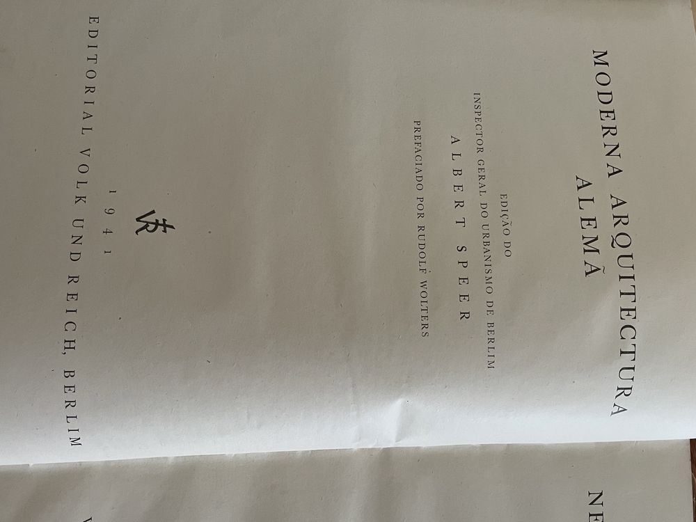 Arquitetura Edição do Inspect. Geral do Urban. de Berlim Albert Speer