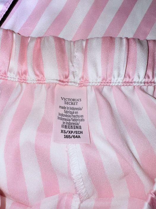 Victoria’s secret piżama satynowa w paski oryginalna