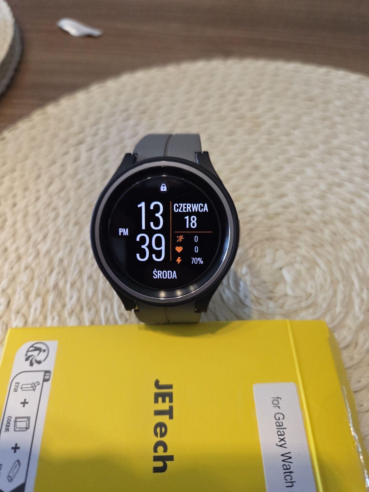 Szkło + 3x etui case Samsung Galaxy watch 5pro