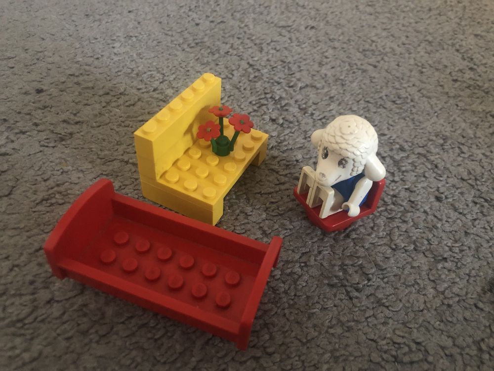 Lego Fabuland lotnisko, warsztat, limuzyna, i inne