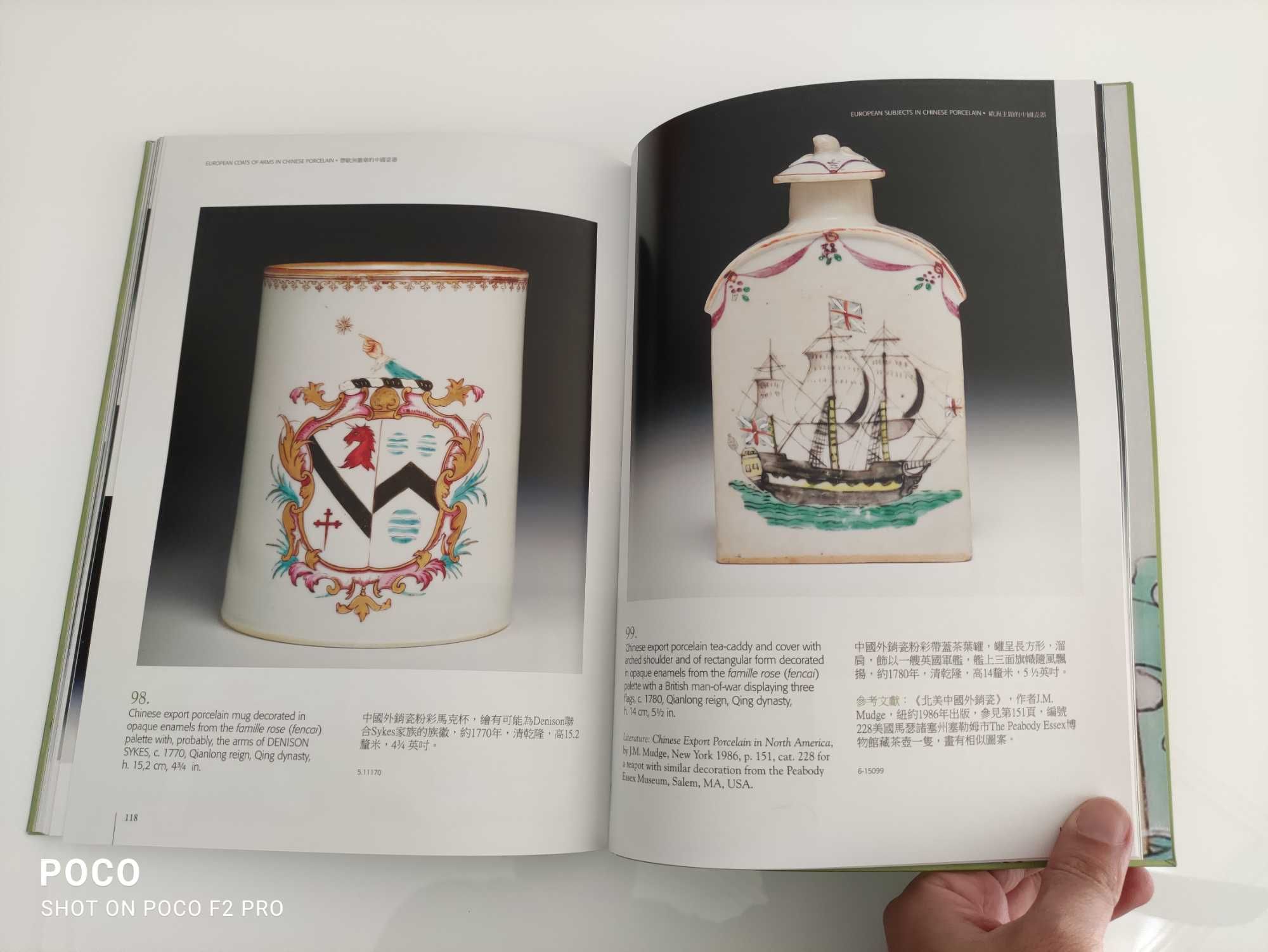 2 Catálogos Porcelana Chinesa de Exportação