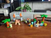 Lego Duplo 10939 Ucieczka + 10879 Mini zoo Łagodne olbrzymy Jurassic