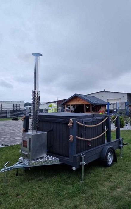 *WYNAJEM* Mobilna Balia Jacuzzi GO - *DUŻA*  Spa, Bania, Ruska Bania