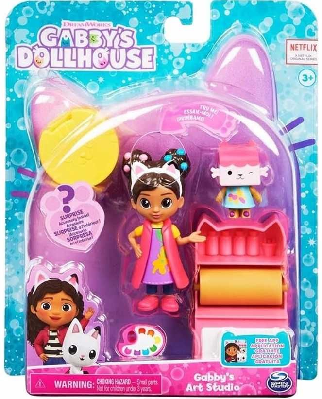 Gabby's Dollhouse Koci Domek Gabi Zestaw Figurki Pracownia Artystyczna