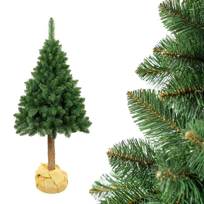 Choinka sztuczna na pniu Sosna Naturalna Lux 210CM+STOJAK PRODUCENT