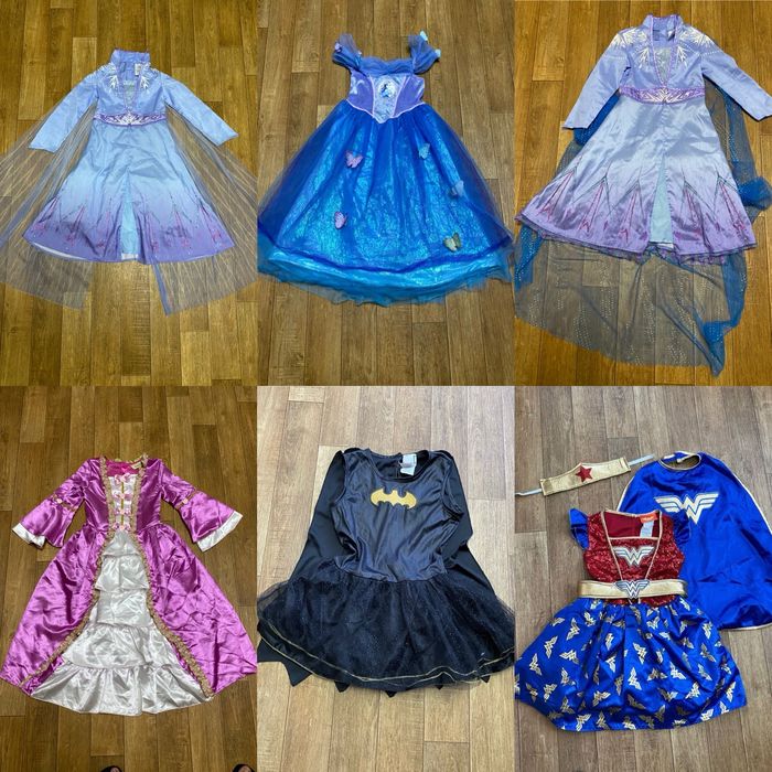 Плаття  Русалочки , Ельзи, Супер Жінки, Попелюшки, Рапунцель, Поні 5/6