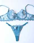 conjunto de lingerie artesanal de luxo e de alta qualidade (NOVO)