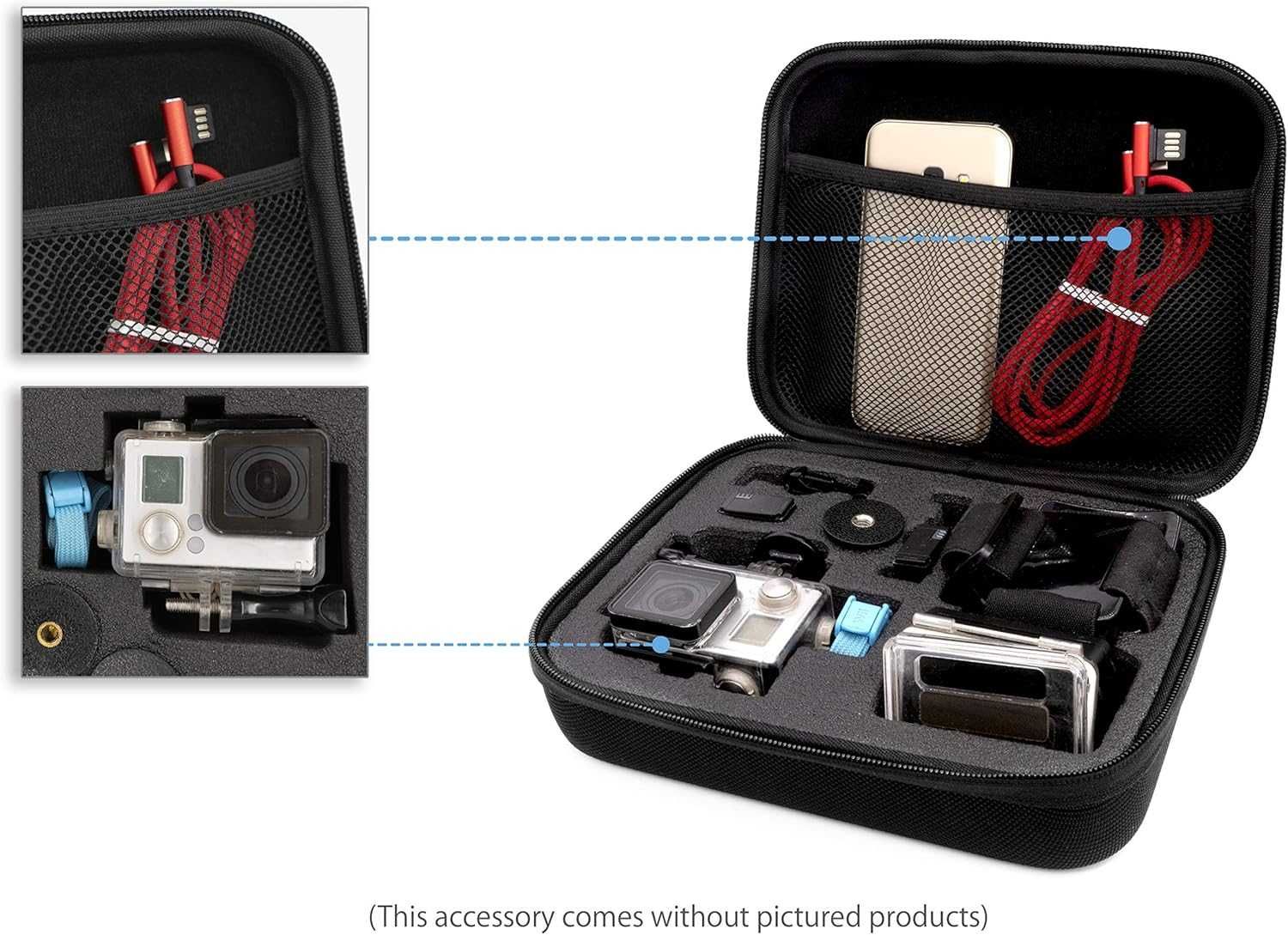 torba do przechowywania kompatybilna z GoPro Hero 10 9 8 7 Xiaomi Yi