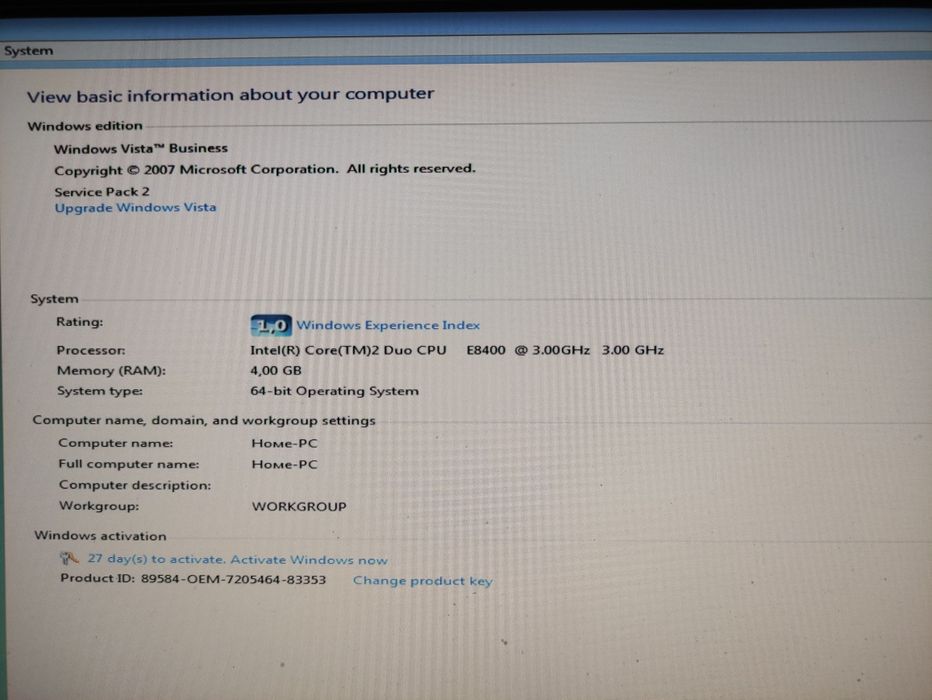 Продам недорогой и качественный системный блок  HP CompacDC5800 sff