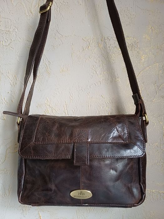 Мужская сумка Rowallan натуральная кожа