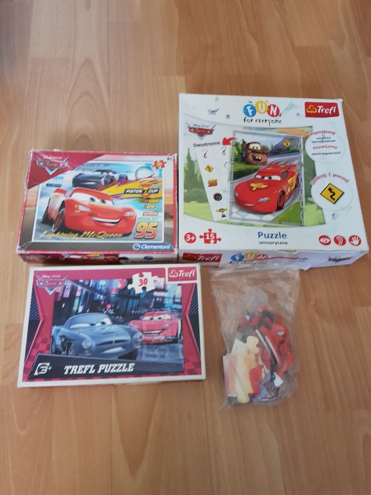 Puzzle Mcqueen 4 rodzaje