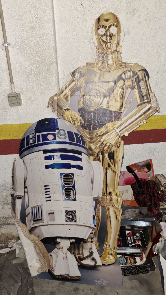 Star Wars publicidade expositores cartão