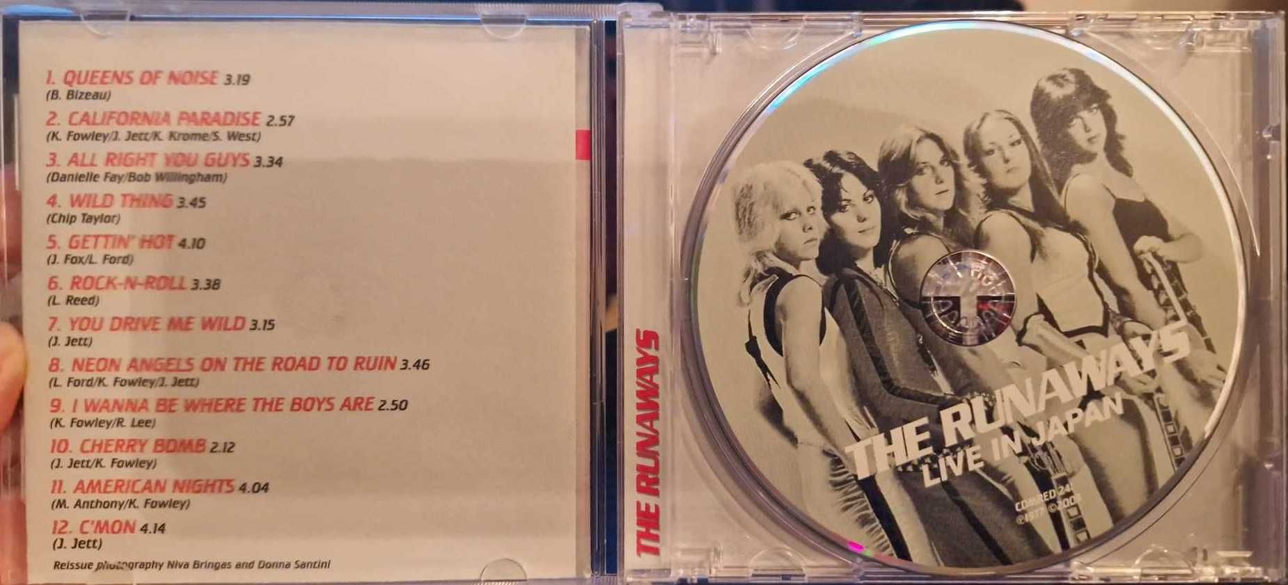 runaways Live in japan CD