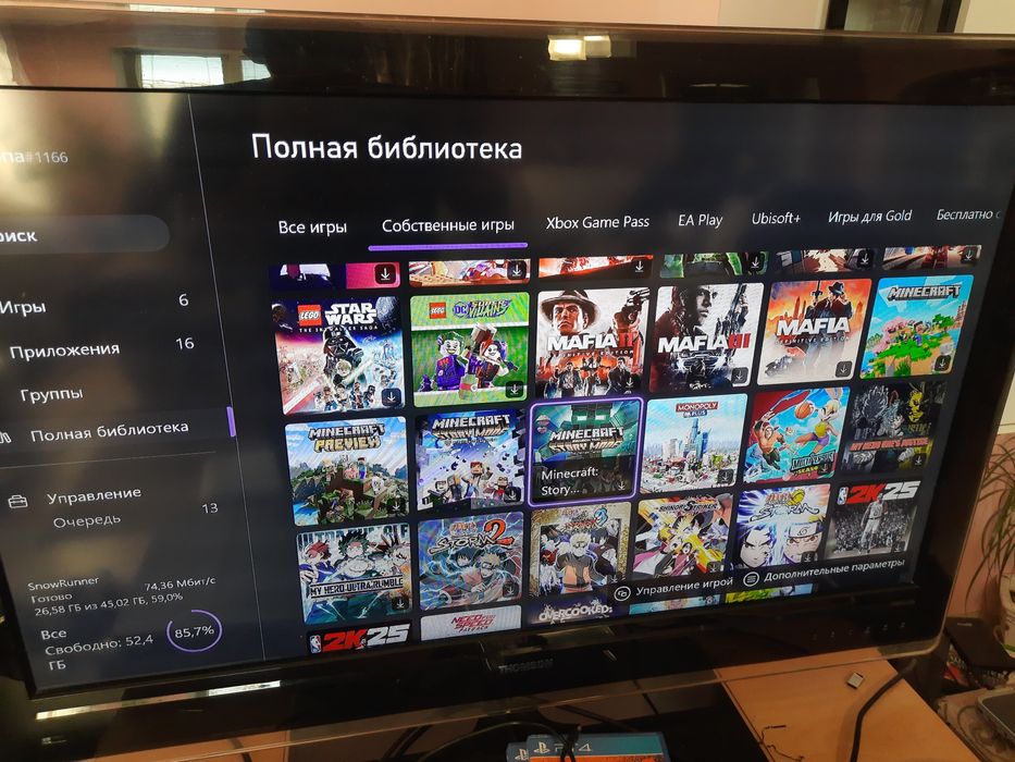 Xbox one 500gb + геймпад + игры