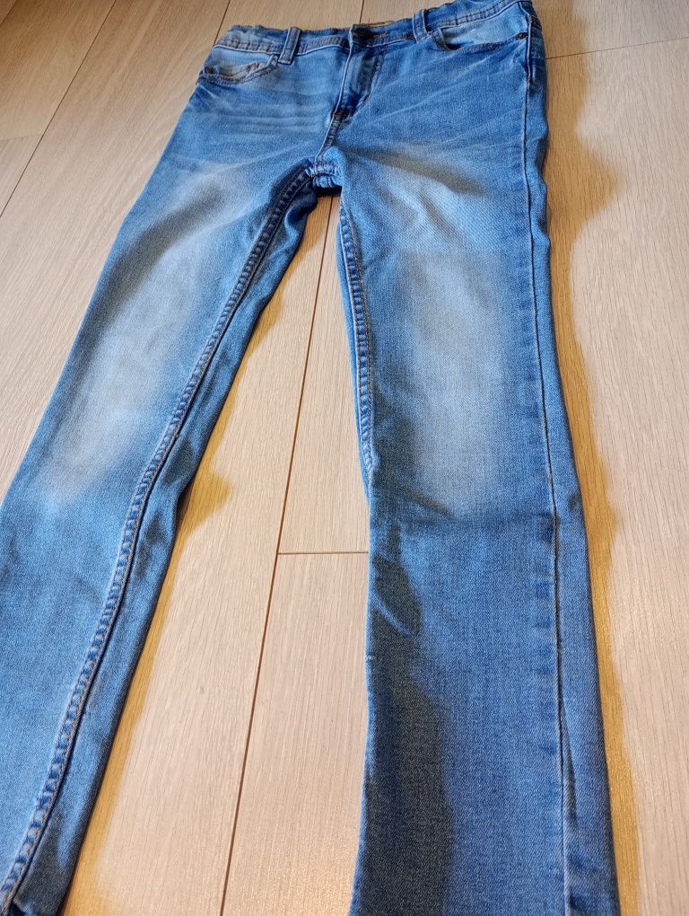 Rozm 140 spodnie jeansy h&m