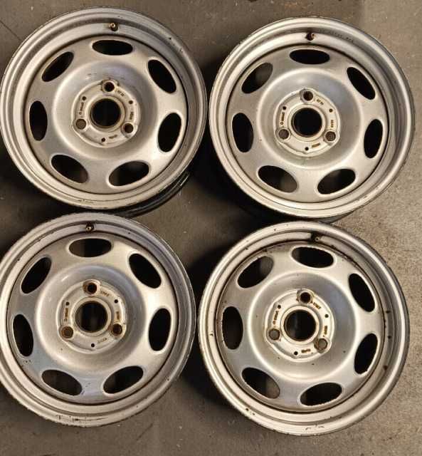Conjunto jantes ferro 15 5j 4x100 para Smart 451