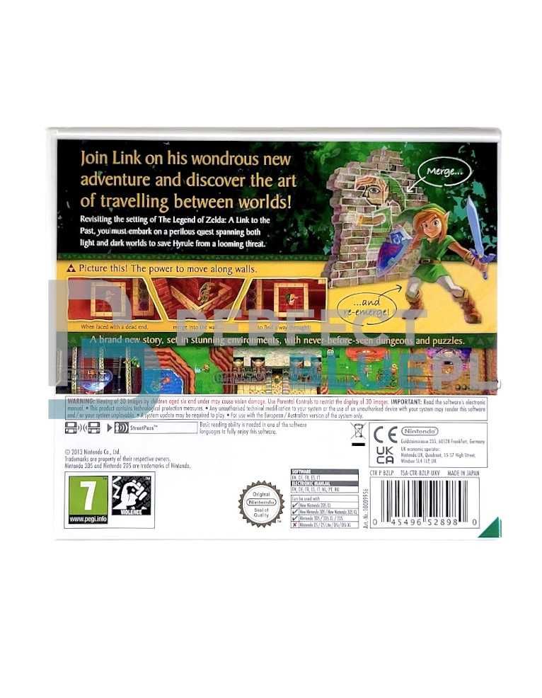 The Legend Of Zelda A Link Between Worlds / Gra Nintendo 3DS 2DS / WWA