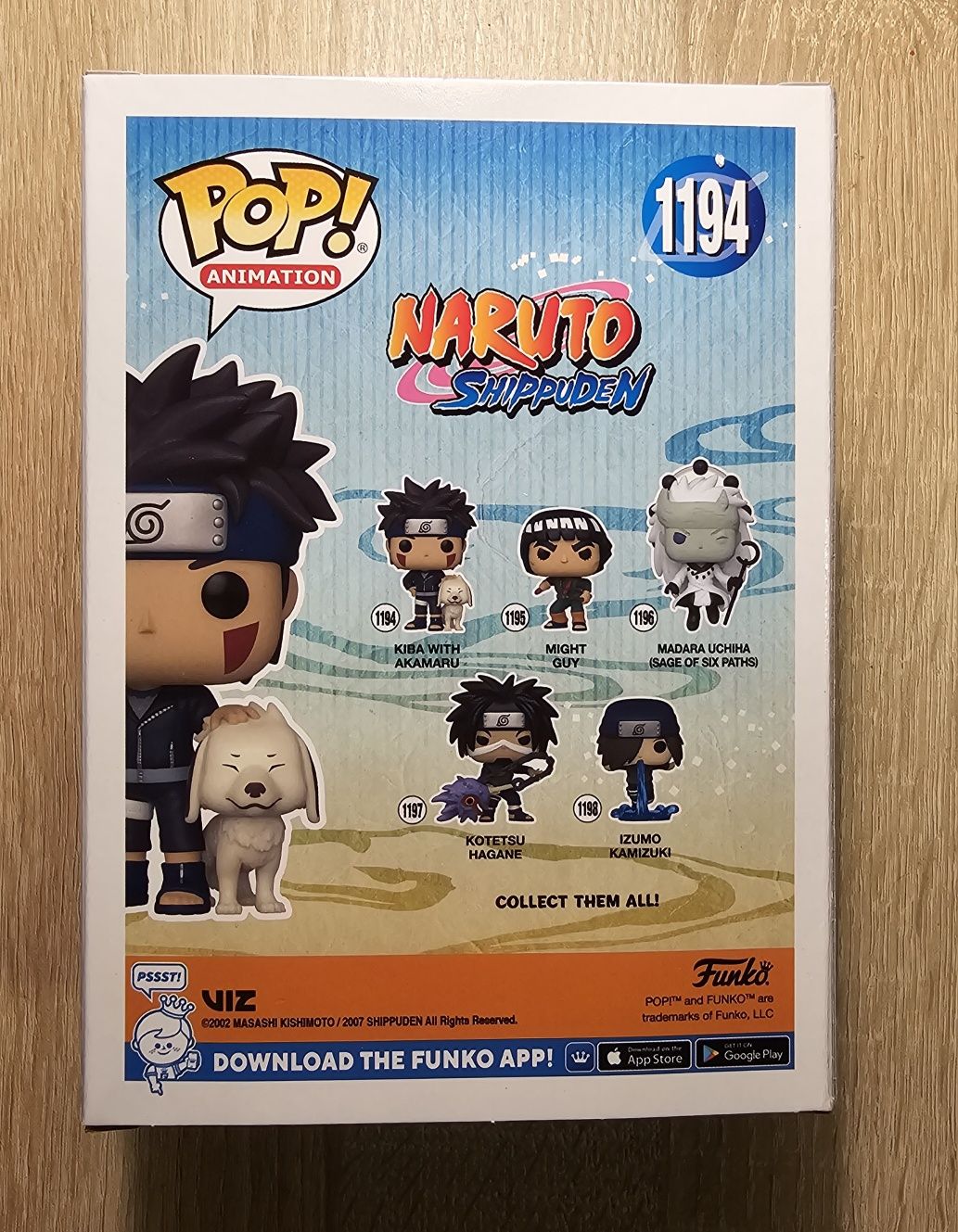 Figurka Funko Pop, Kiba with Akamaru, Naruto