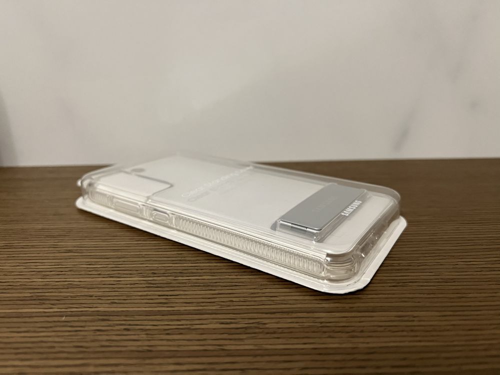 Nowe orginalne etui case Clear Standing Cover Do Samsung Galaxy S21 FE