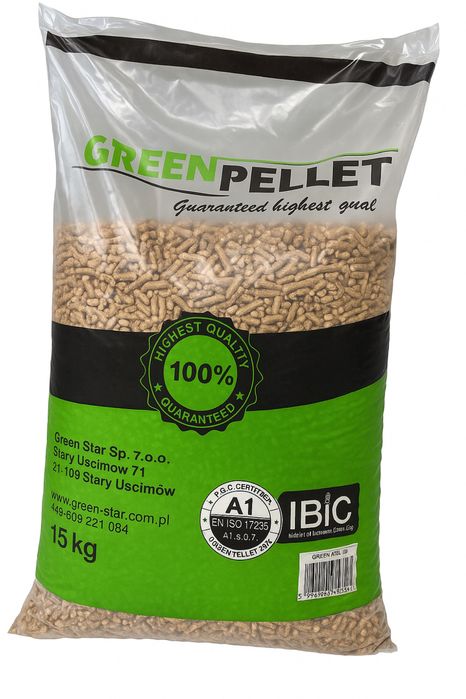 Pellet Green, PELLETON, Wood pellet, Wild Power ENplus A1 Premium