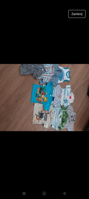Sprzedam koszulki z krótkim rękawem rozmiar 74