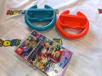 Mario Kart 8 Deluxe Nintendo Switch nowa + dwie kierownice sklep