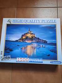 Puzzle 1500 peças - Mont Saint Michel