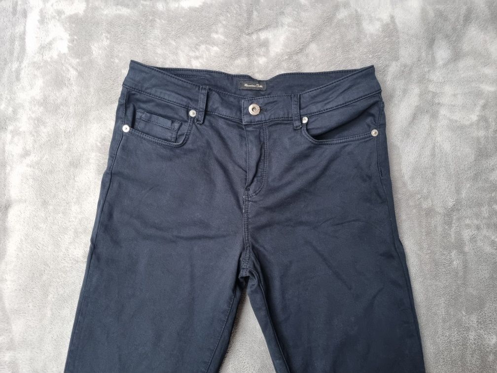 Granatowe spodnie Massimo Dutti, rozm. 40