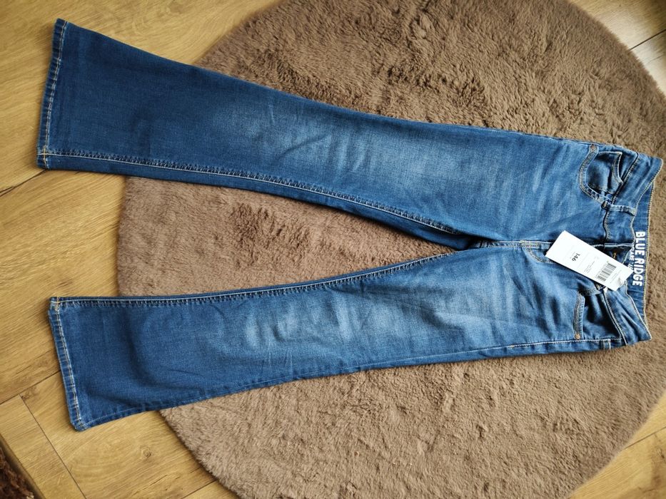 Spodnie jeansowe Flare r.146 Blue Ridge