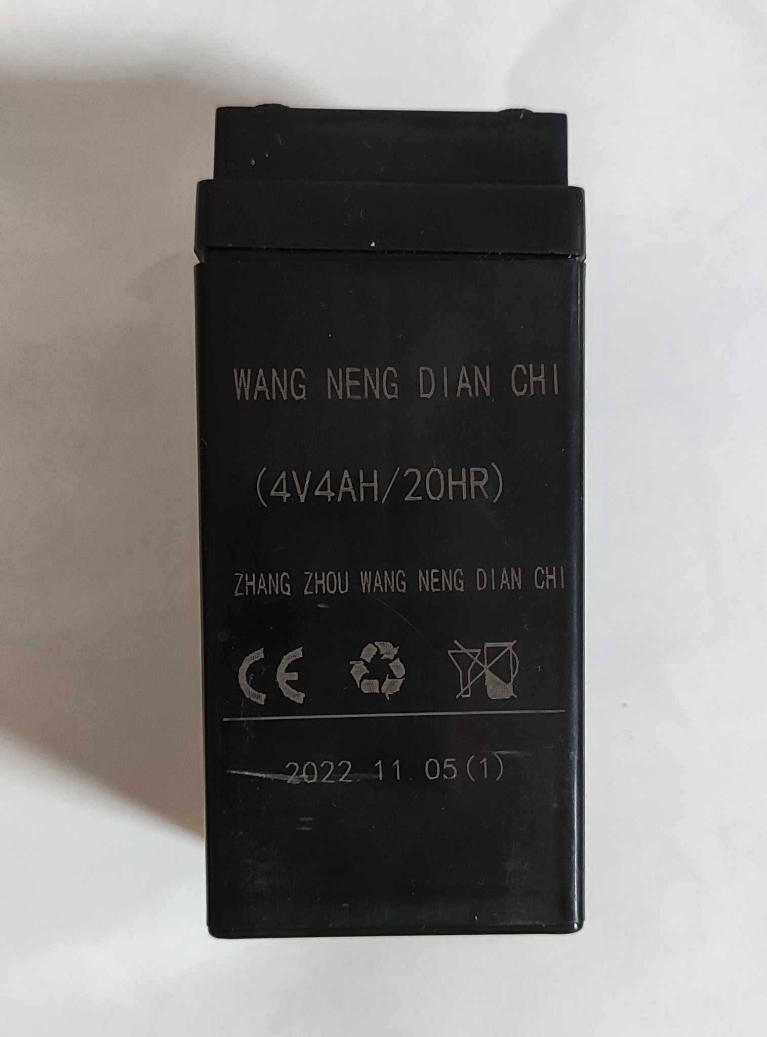 Герметичний олив'яно-кислотний акумулятор для вагів 4v 4ah 20hr