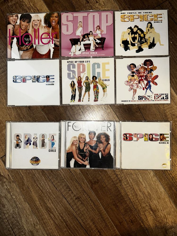 Spice Girls 10 płyt cd zestaw fana oryg stan bdb cena za komplet