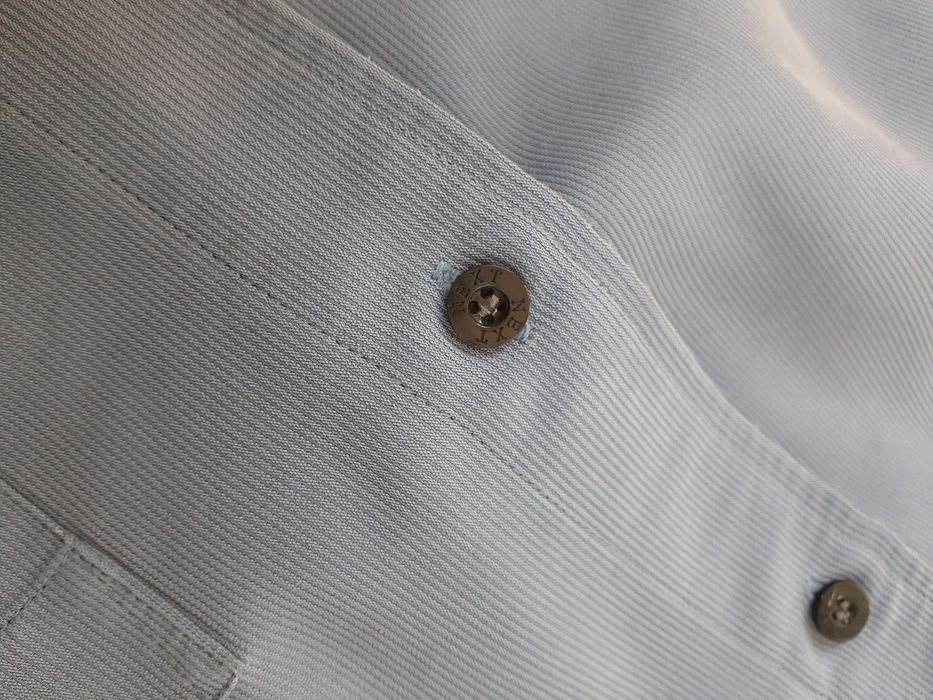 Рубашка мужская стальная с коротким рукавом классика летняя большая