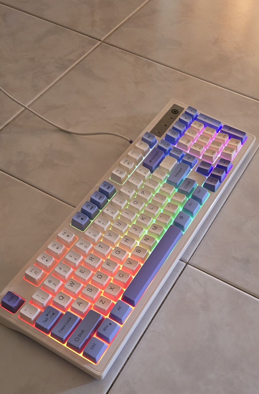 Teclado Usb Pc computador Iluminado p/água (Novo)